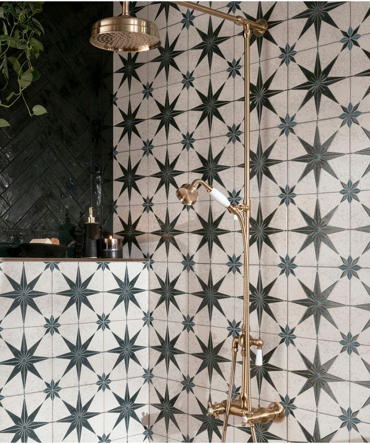 Mẫu gạch bông ốp lát nhà tắm 5