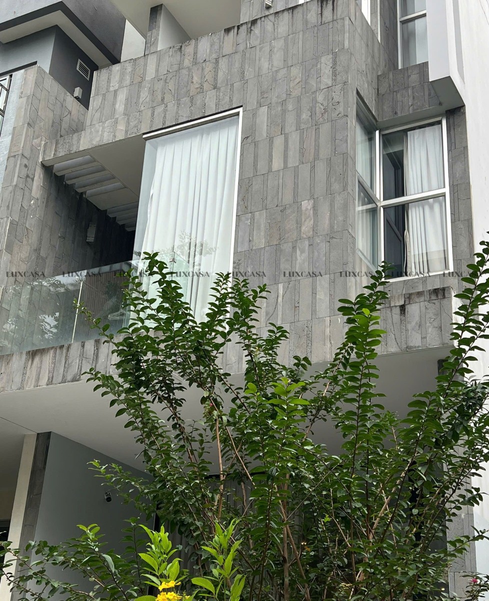 Đá tổ ong ốp tường mặt tiền nhà
