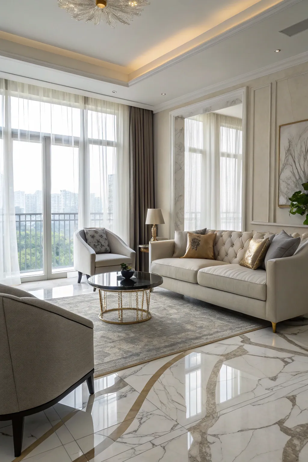 Kết hợp các yếu tố hiện đại và cổ điển tạo nên vẻ ngoài vượt thời gian.