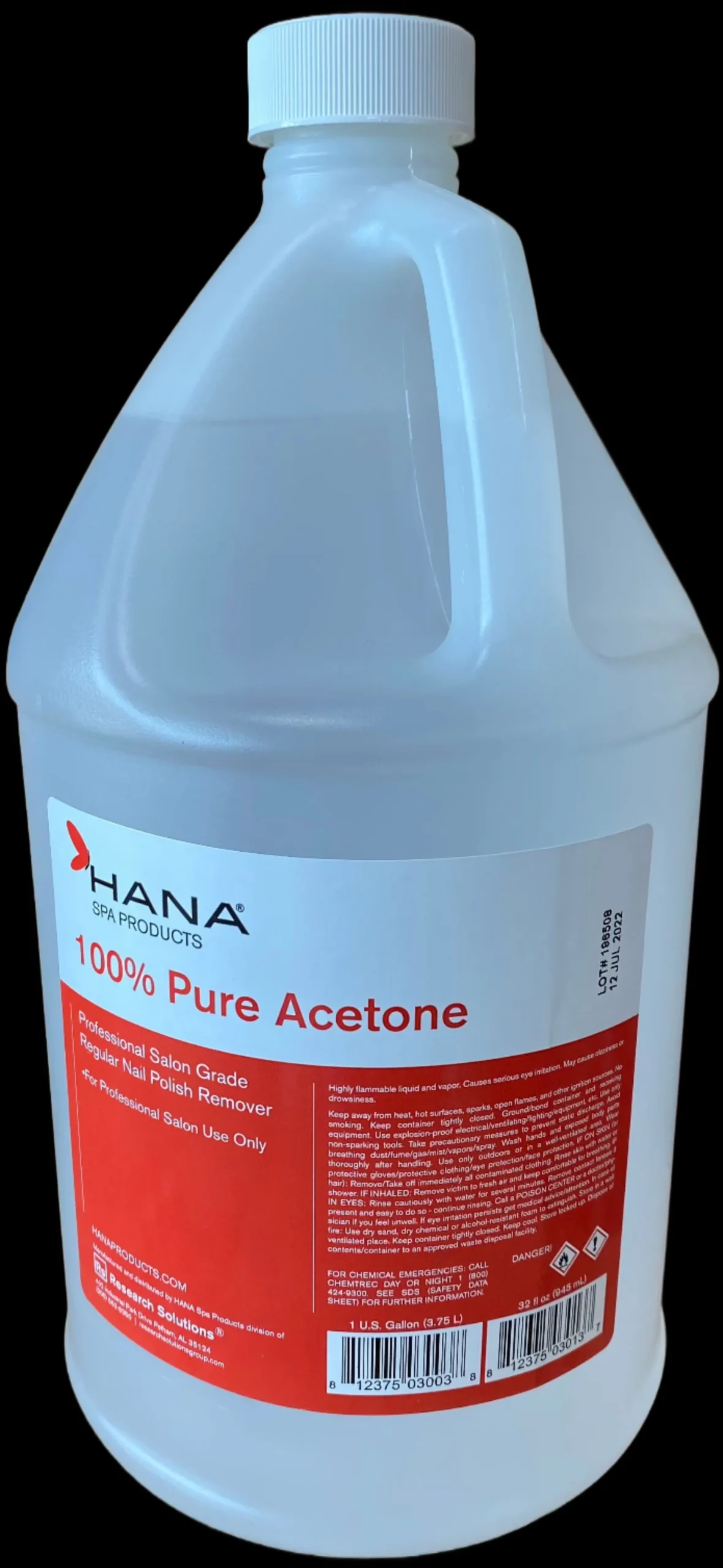 Chất tẩy rửa đá nung kết Acetone