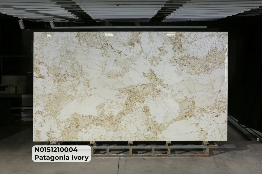 Hình thực tế mẫu đá Patagonia Ivory